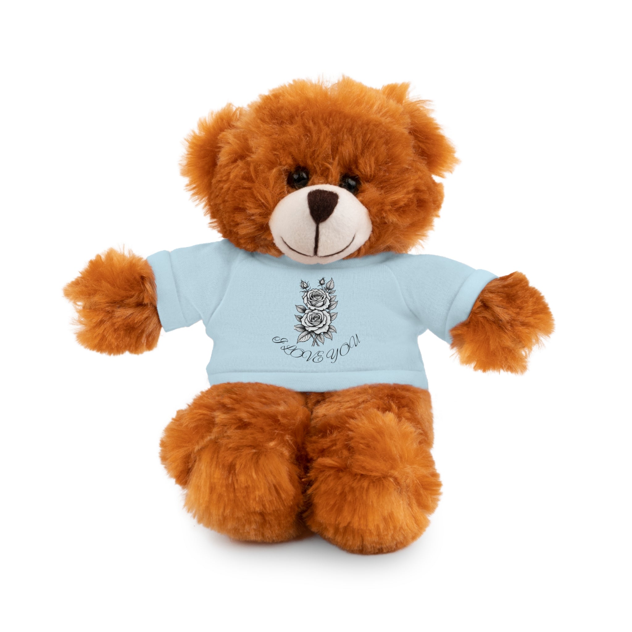Copy of Plush Teddy Bear with 'I Love You' T‑Shirt — CUTE GIFT