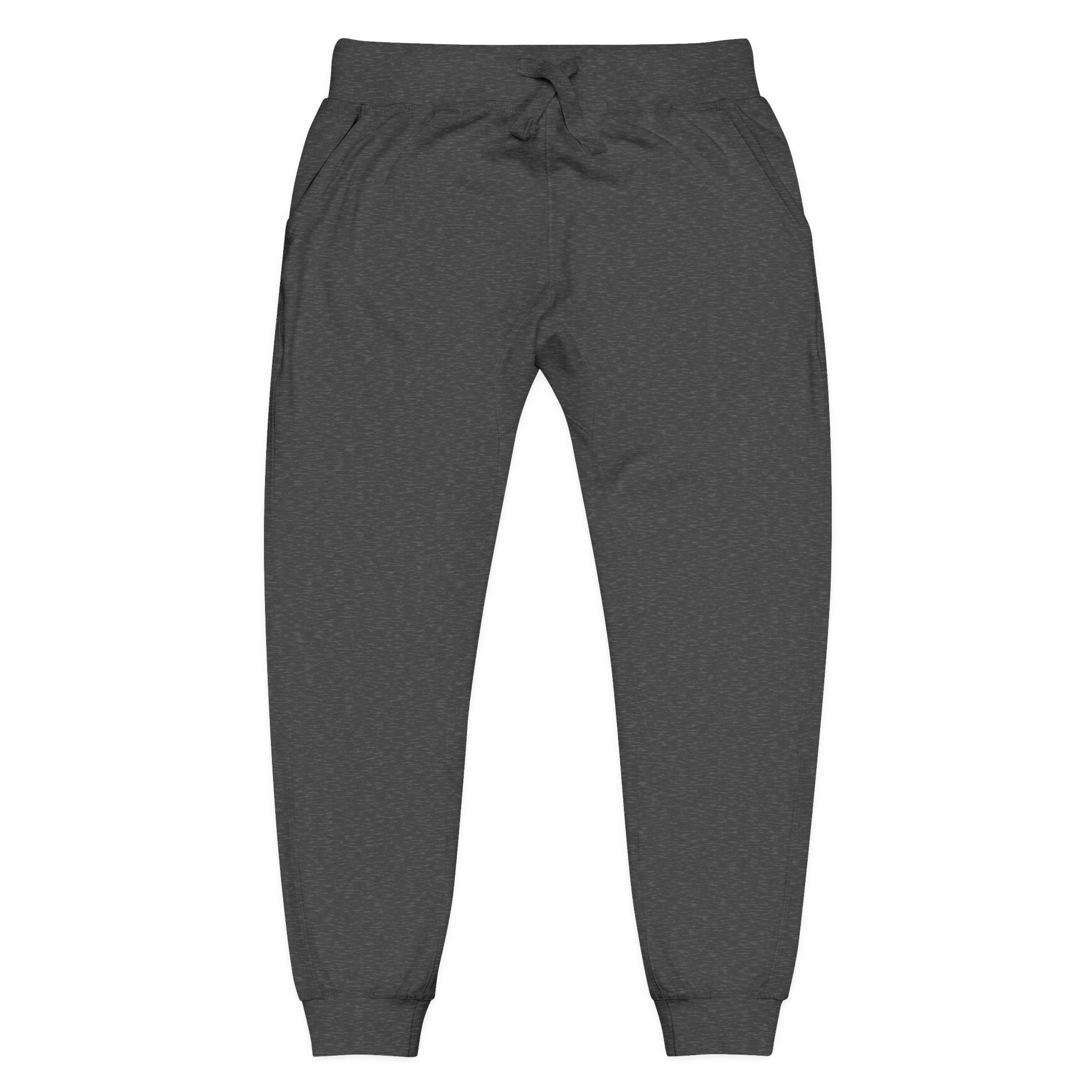 Embroidered Fleece Sweatpants — Cozy Olive Joggers