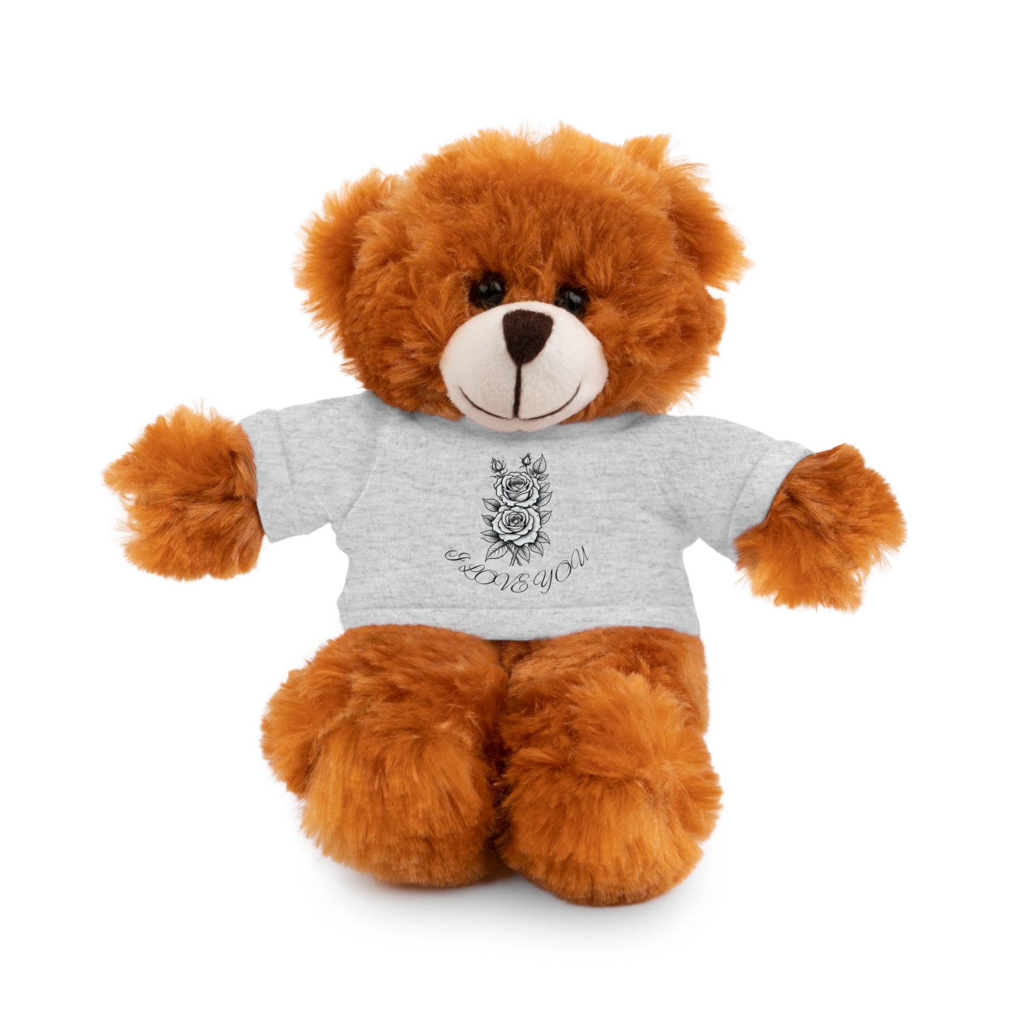 Copy of Plush Teddy Bear with 'I Love You' T‑Shirt — CUTE GIFT