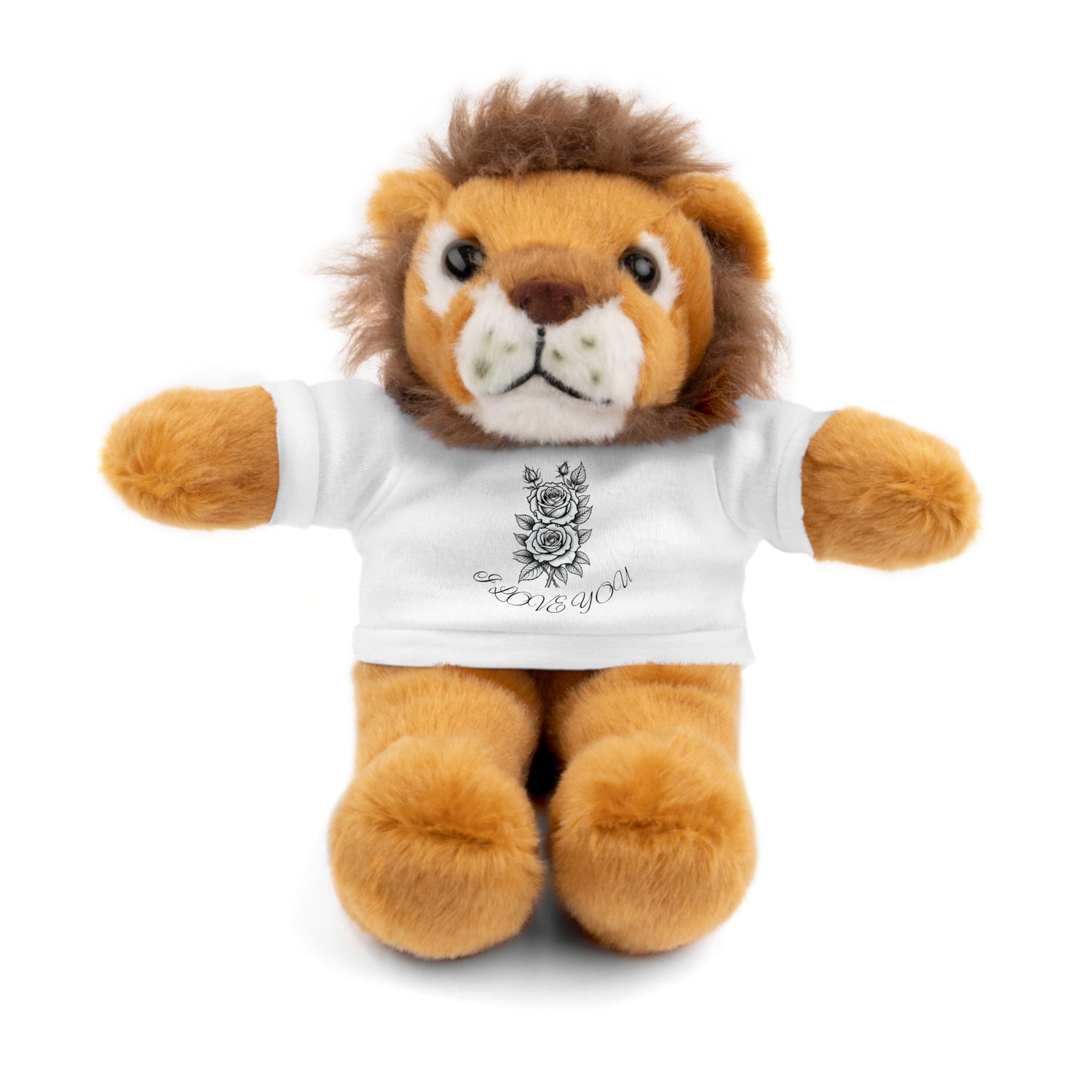 Copy of Plush Teddy Bear with 'I Love You' T‑Shirt — CUTE GIFT