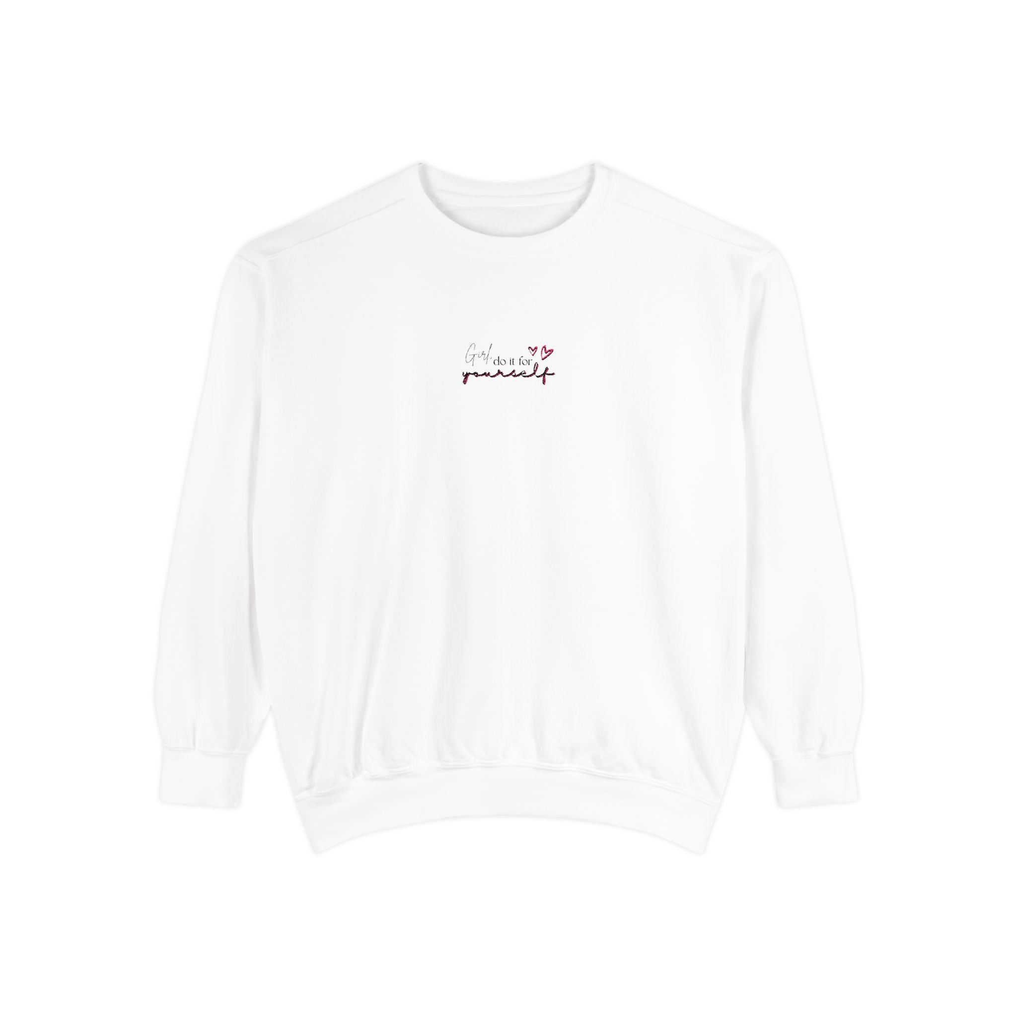 Cozy 'I'm So Proud' Embroidered Sweatshirt