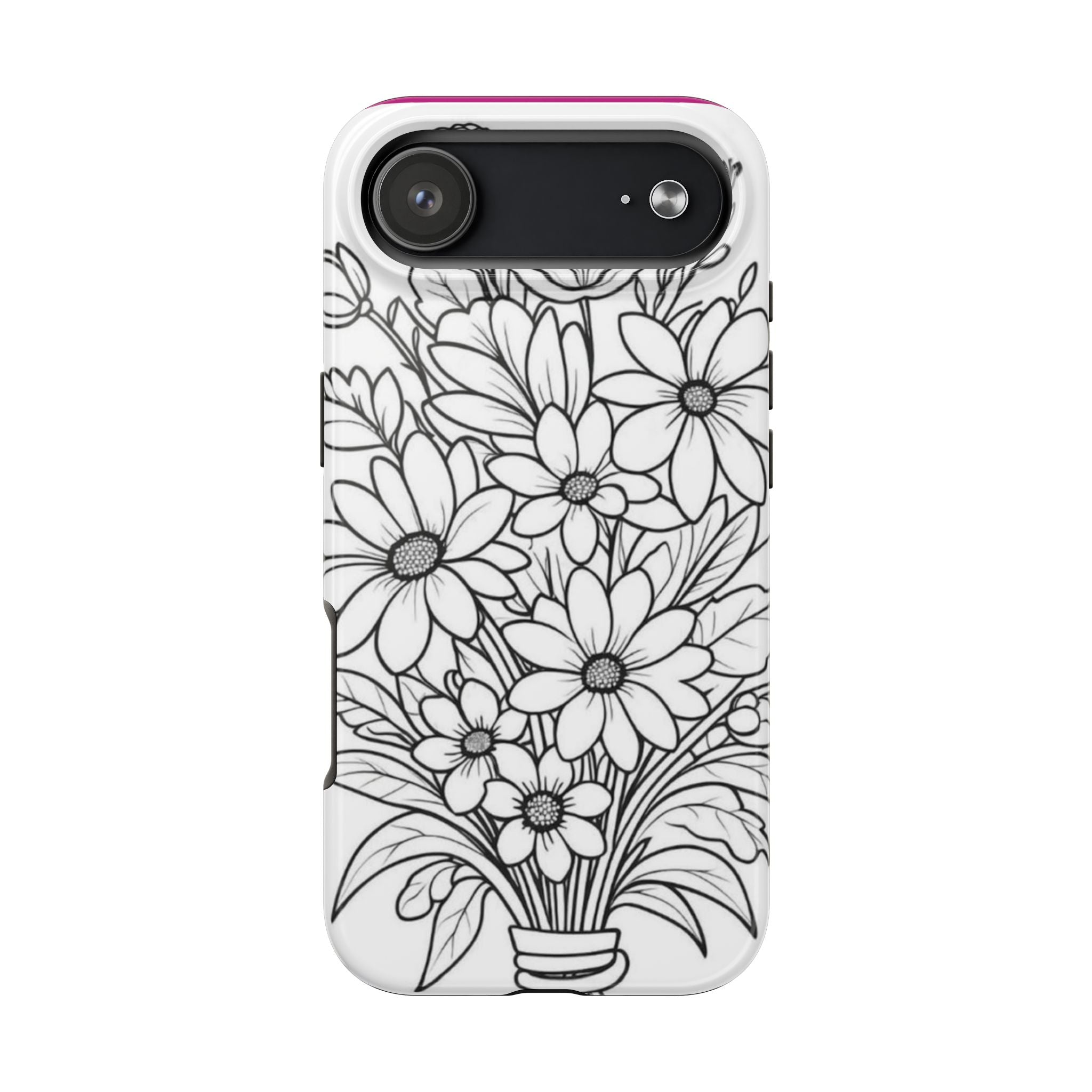 Daisy Bouquet Tough Phone Case — Protective Floral Phone Cover