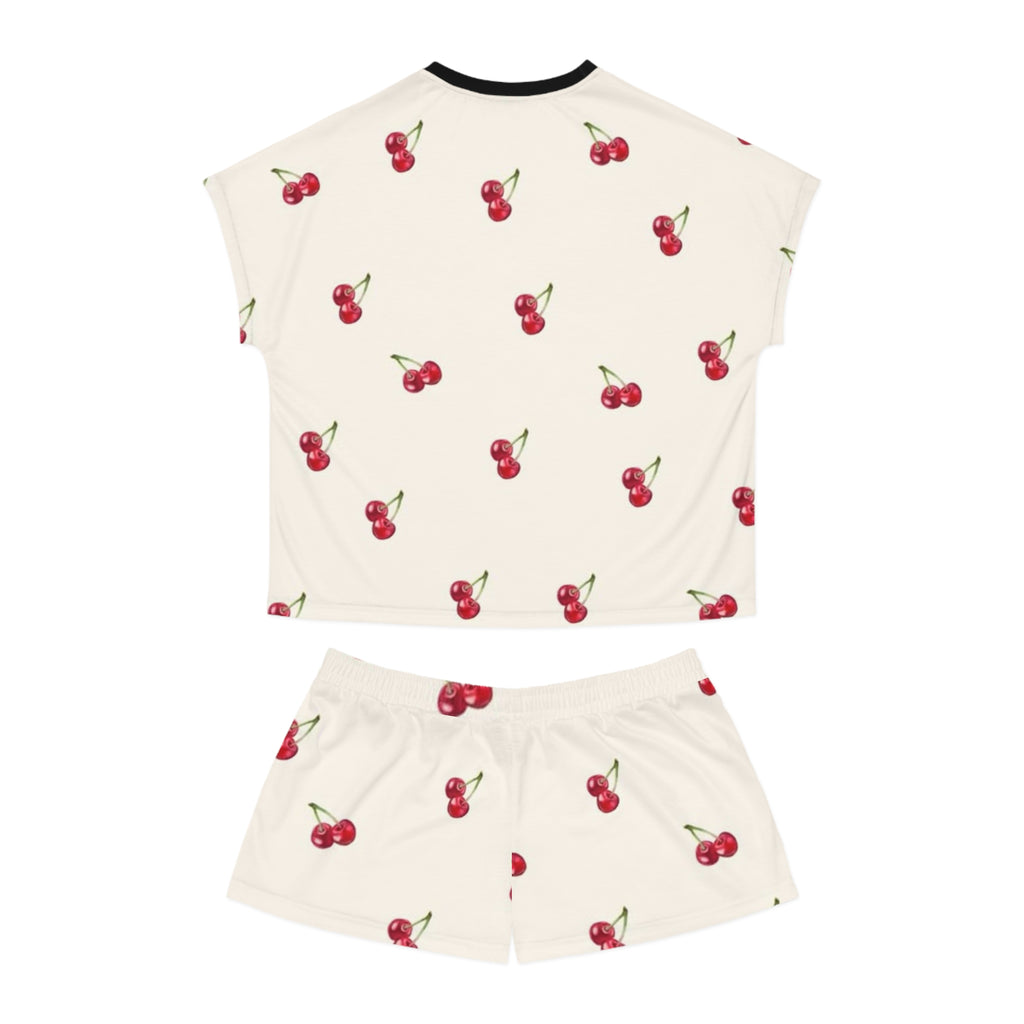 Cherry print, women's Short Pajama Set