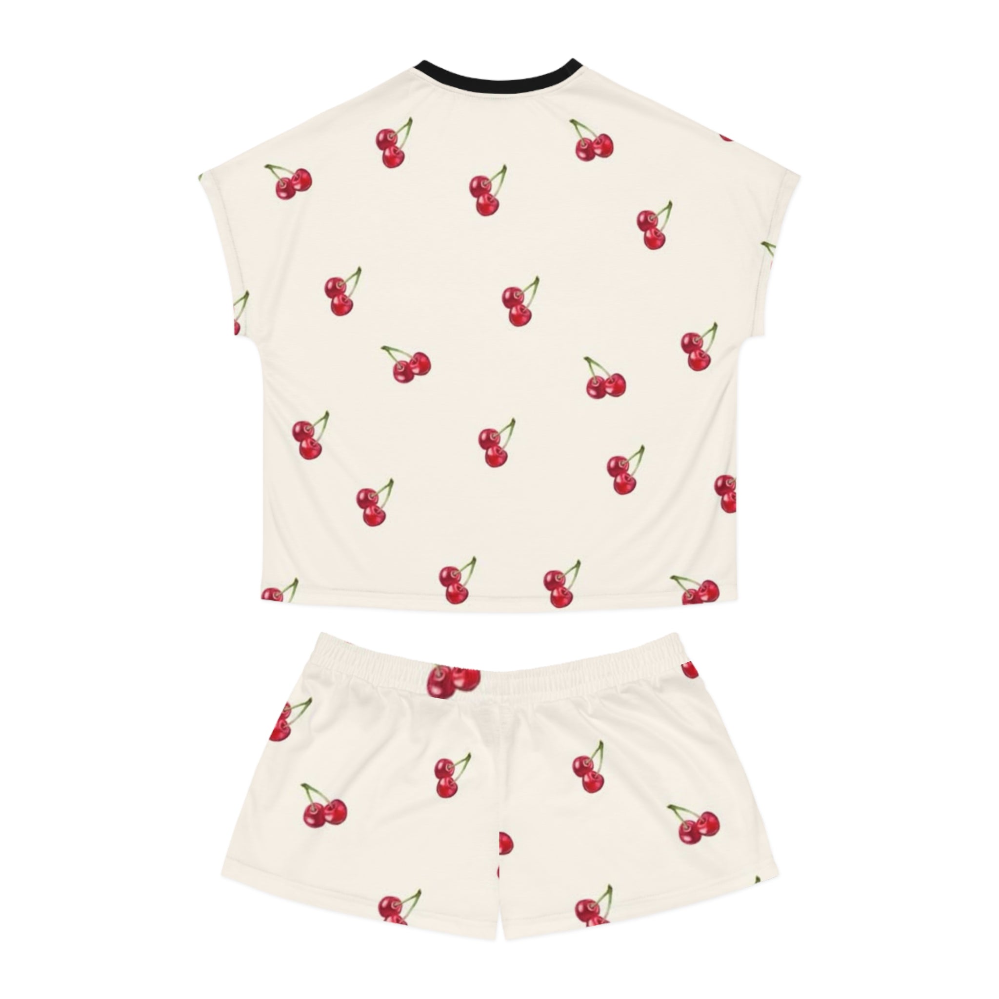 Cherry print, women's Short Pajama Set