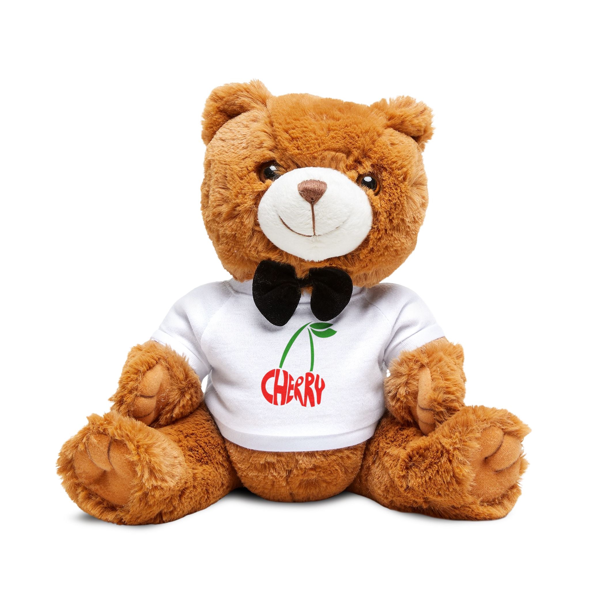 Cherry Graphic brown Teddy Bear Plush