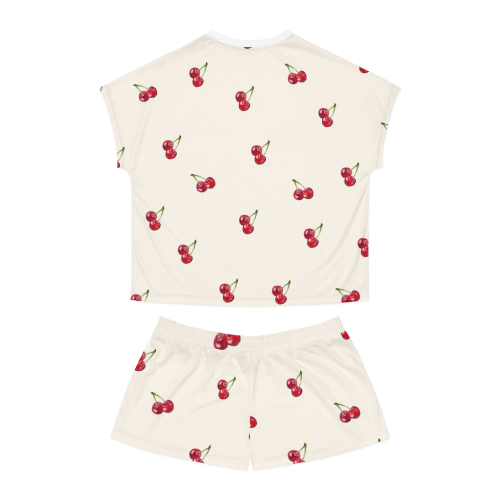 Cherry print, women's Short Pajama Set