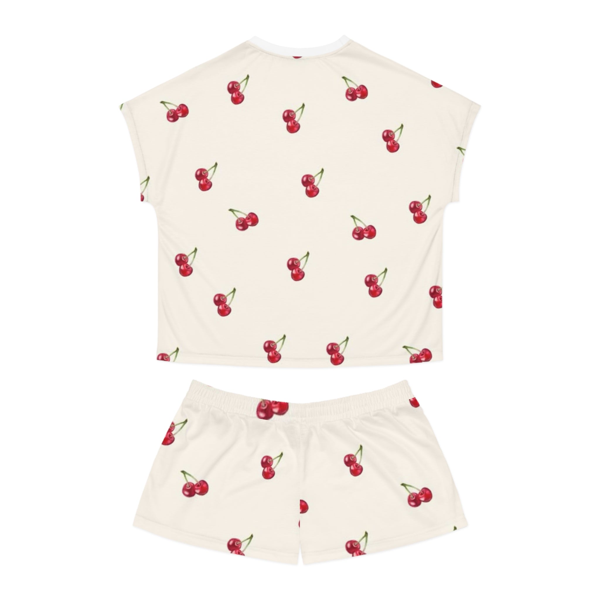 Cherry print, women's Short Pajama Set
