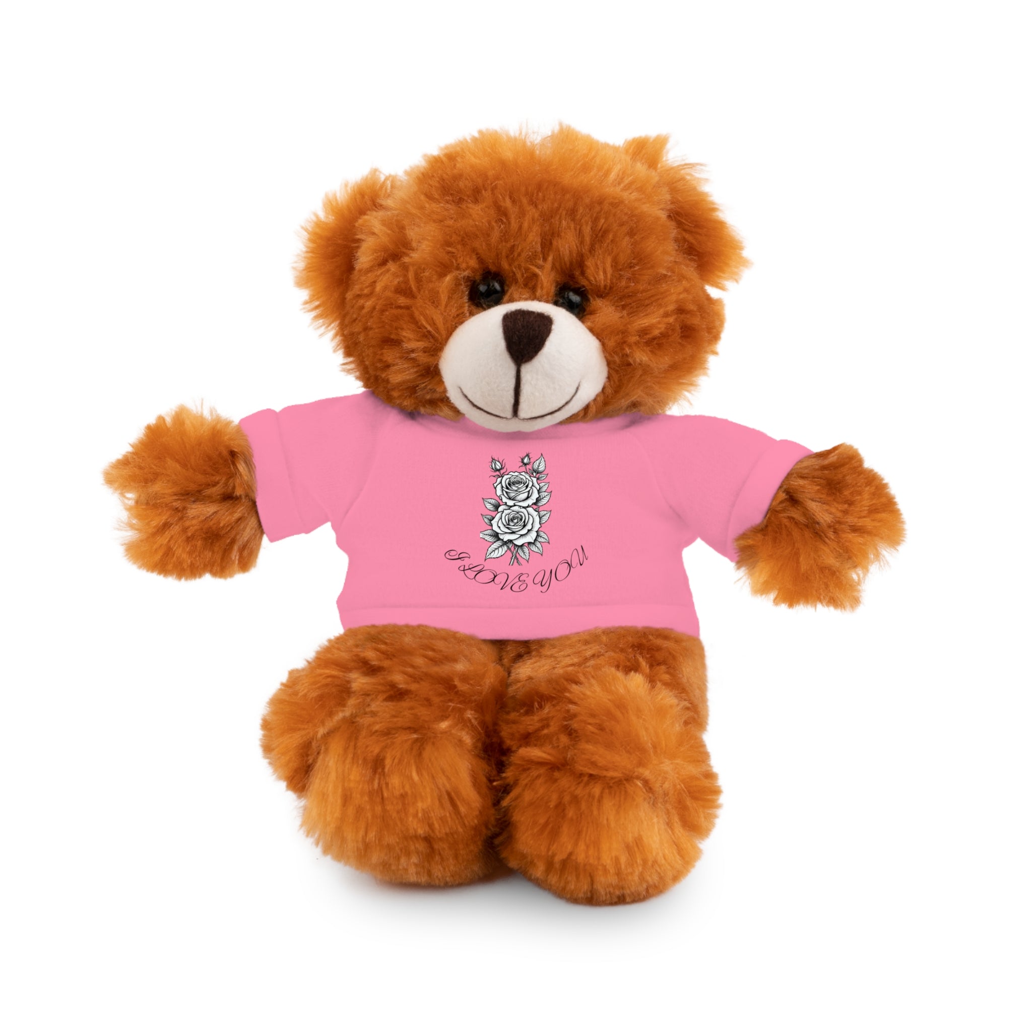 Copy of Plush Teddy Bear with 'I Love You' T‑Shirt — CUTE GIFT