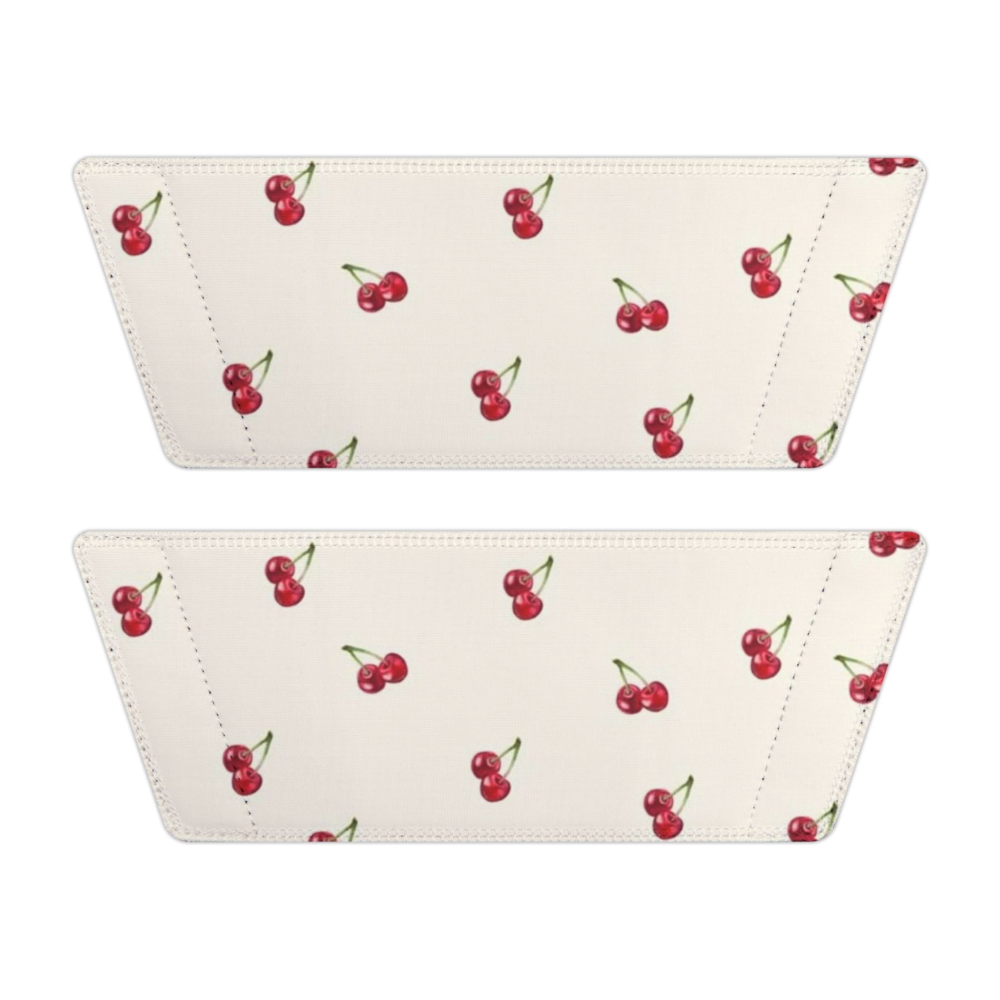 Cherry Print Slide Sandals — Women's Removable-Strap Summer Slides