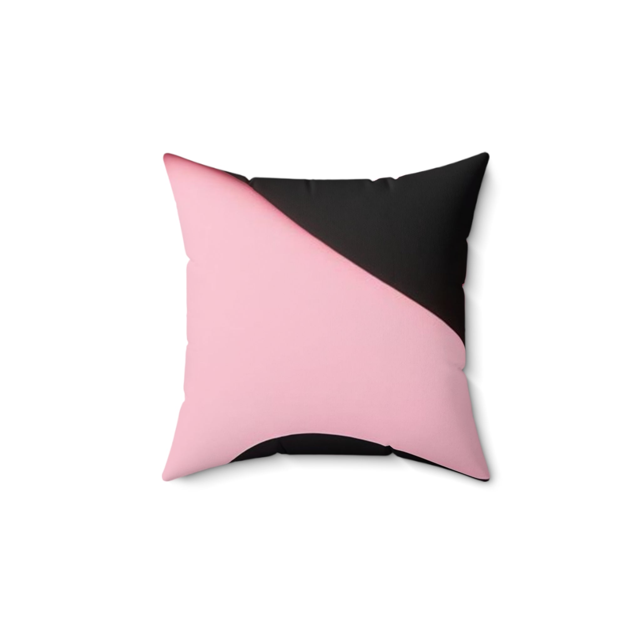 Abstract Pink & Black Decorative Pillow