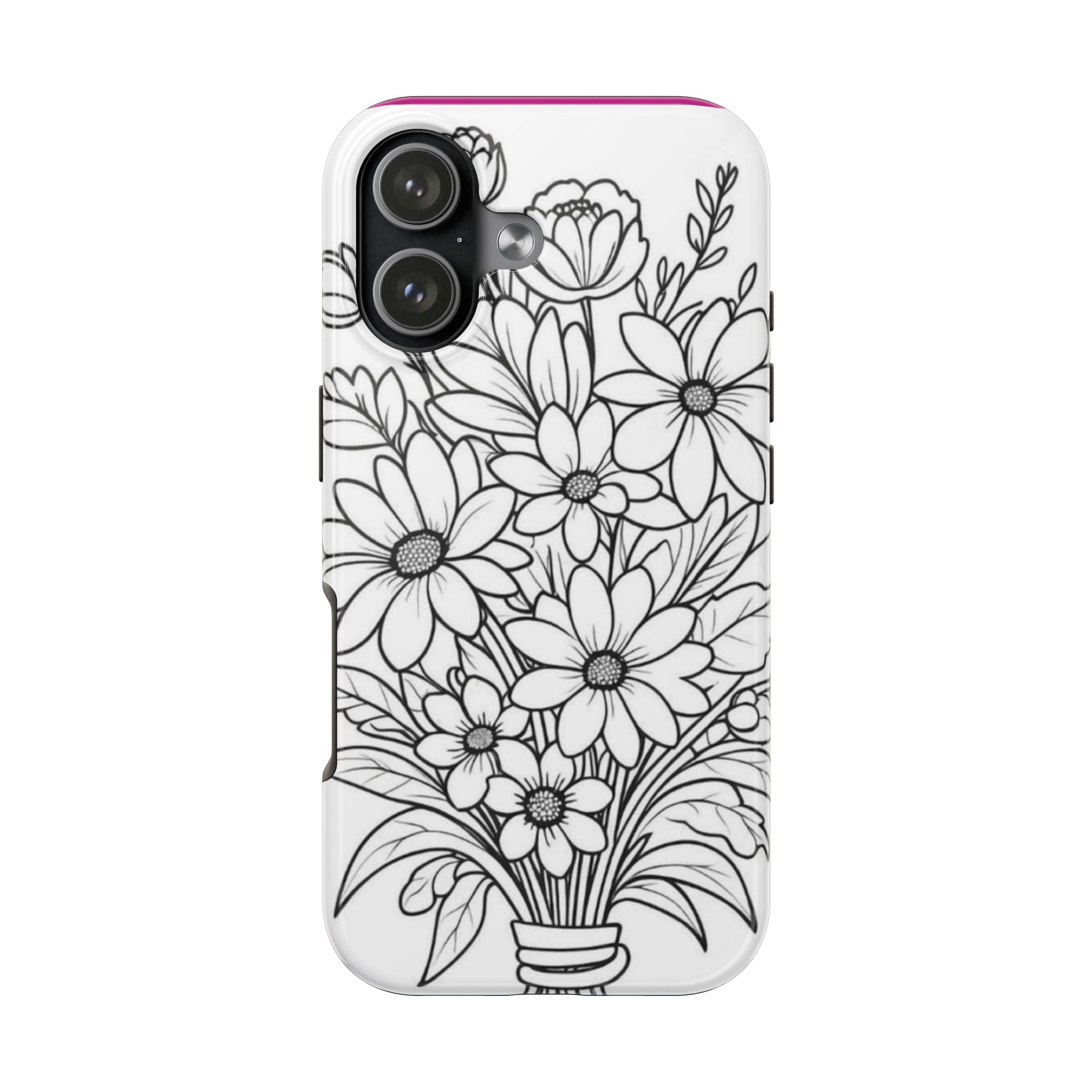 Daisy Bouquet Tough Phone Case — Protective Floral Phone Cover