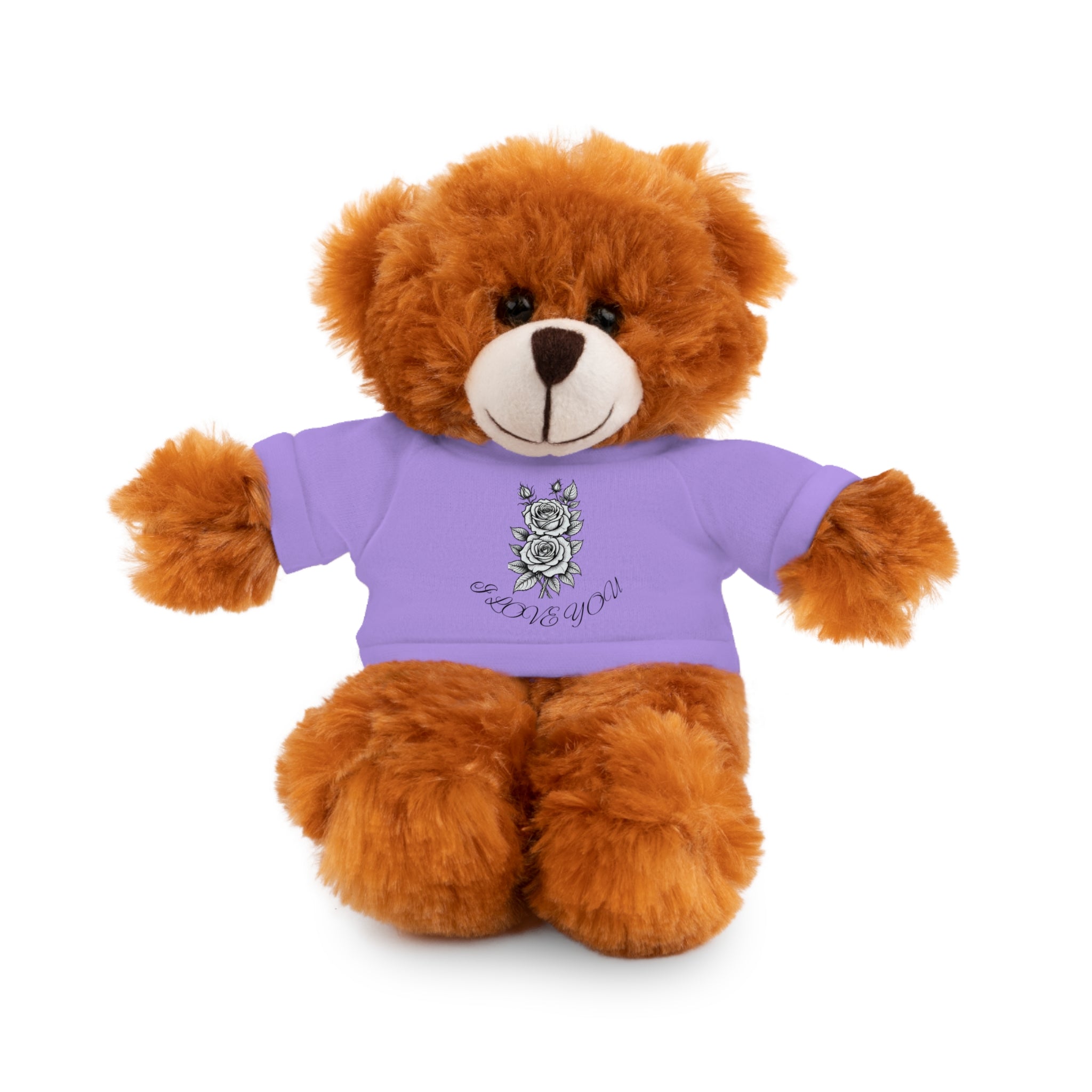 Copy of Plush Teddy Bear with 'I Love You' T‑Shirt — CUTE GIFT