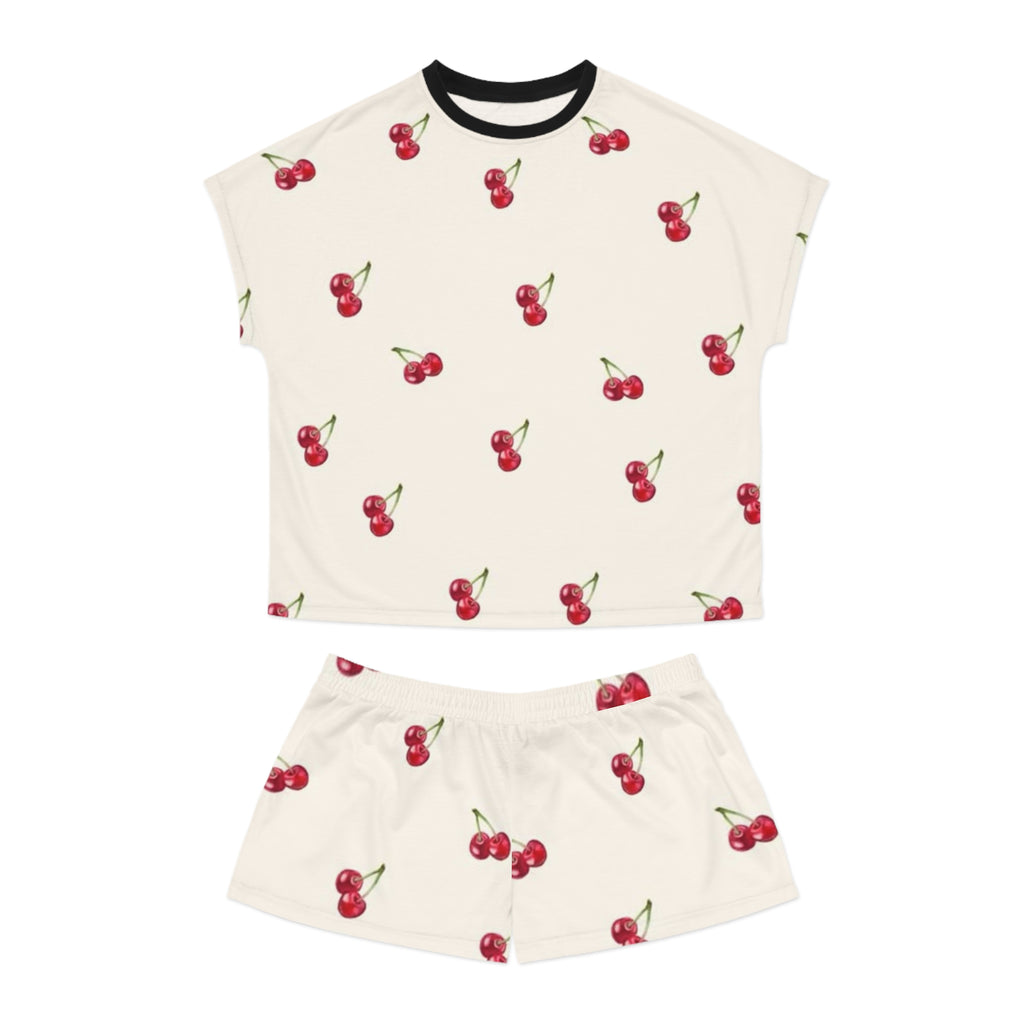 Cherry print, women's Short Pajama Set
