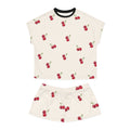 Cherry print, women's Short Pajama Set