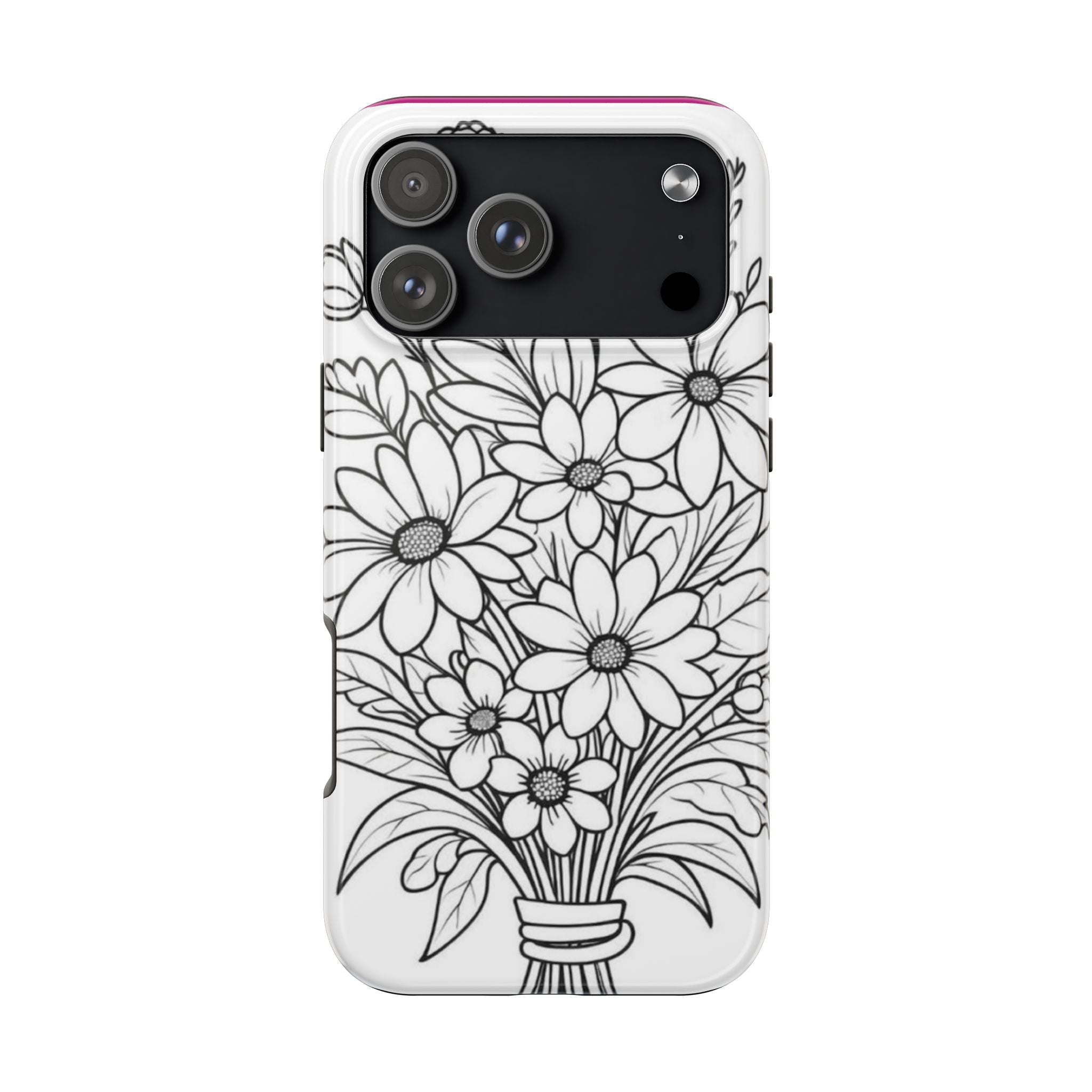 Daisy Bouquet Tough Phone Case — Protective Floral Phone Cover