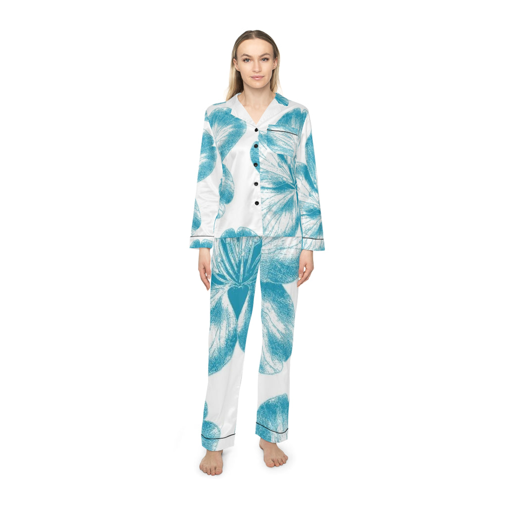 Women's Satin Pajamas (AOP)